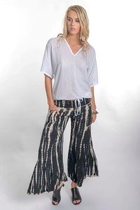 Laura Pant -Black /Cream