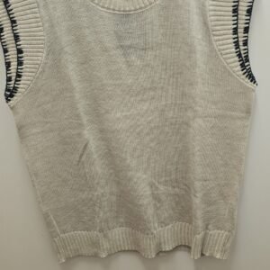 Knit Vest Latte Colour